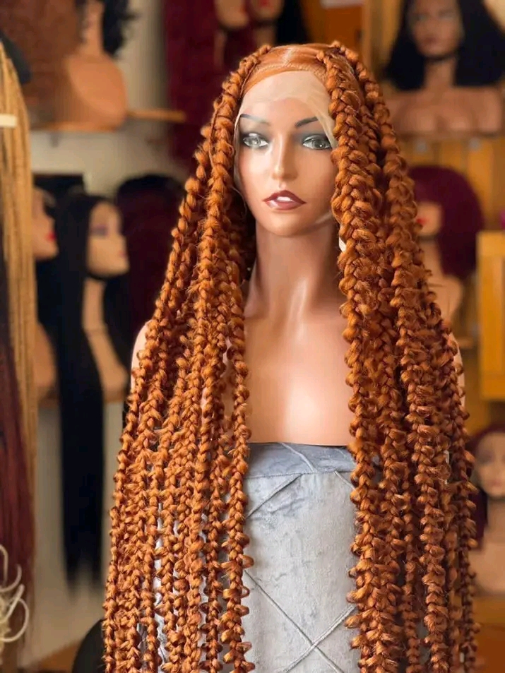 BOX TWIST PARTING BRAIDED WIG FOR LADIES in NG