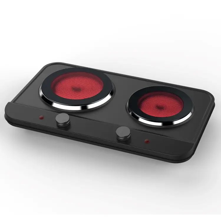 Hotplate Cooker electric cooktop double burner infrared stove ceramic