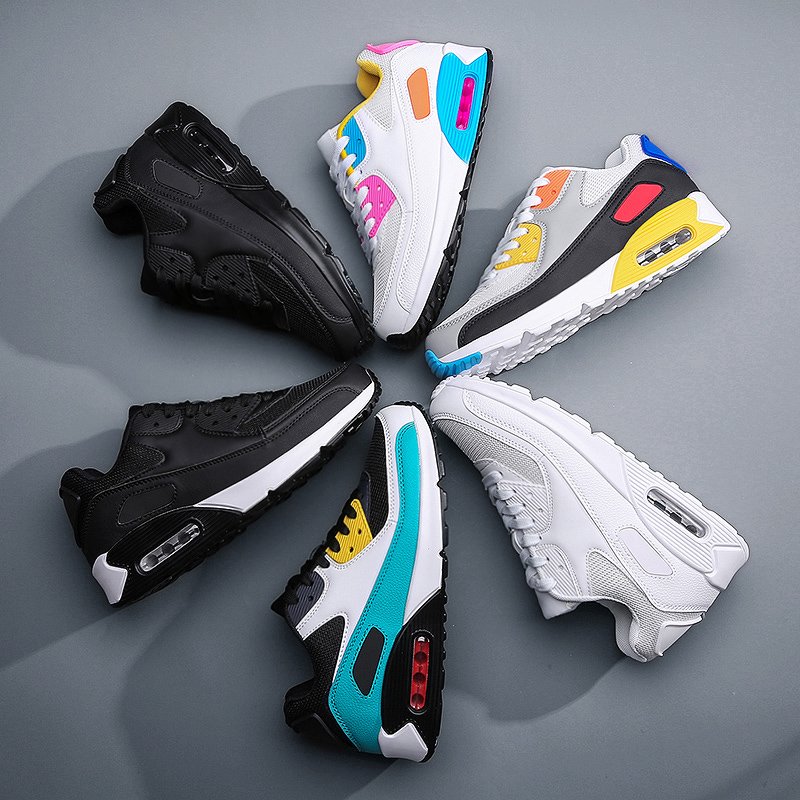 High quality AIR 90 sports shoes casual air cushion running trainers men