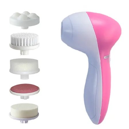 Face Cleaning Brush Electric Facial Cleansing Brush Exfoliating Spin Brush 5 in 1