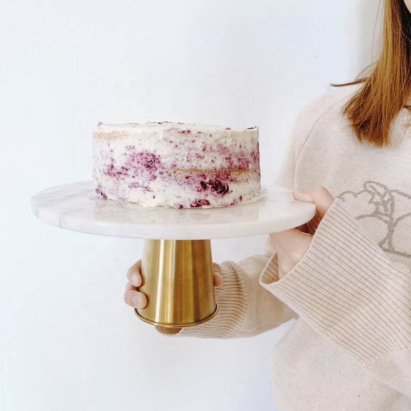 Luxury 🎂 🥮 Cake Stand With Metal Base Best Price Luxury Round