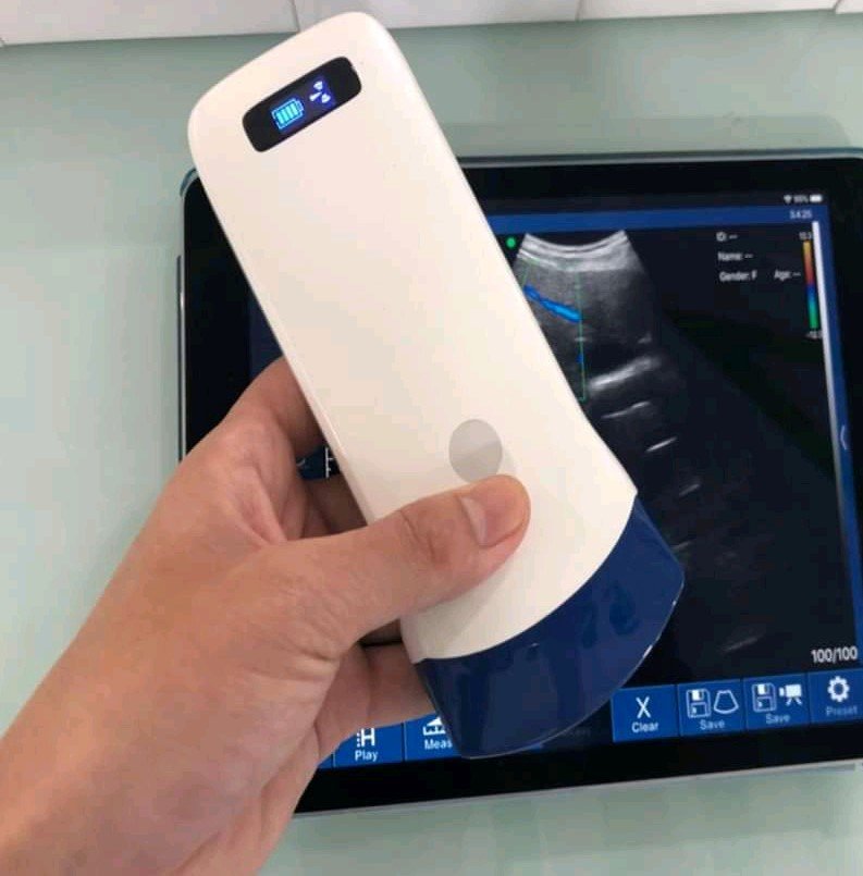 Black and White Ultrasound  Scan Studio Set