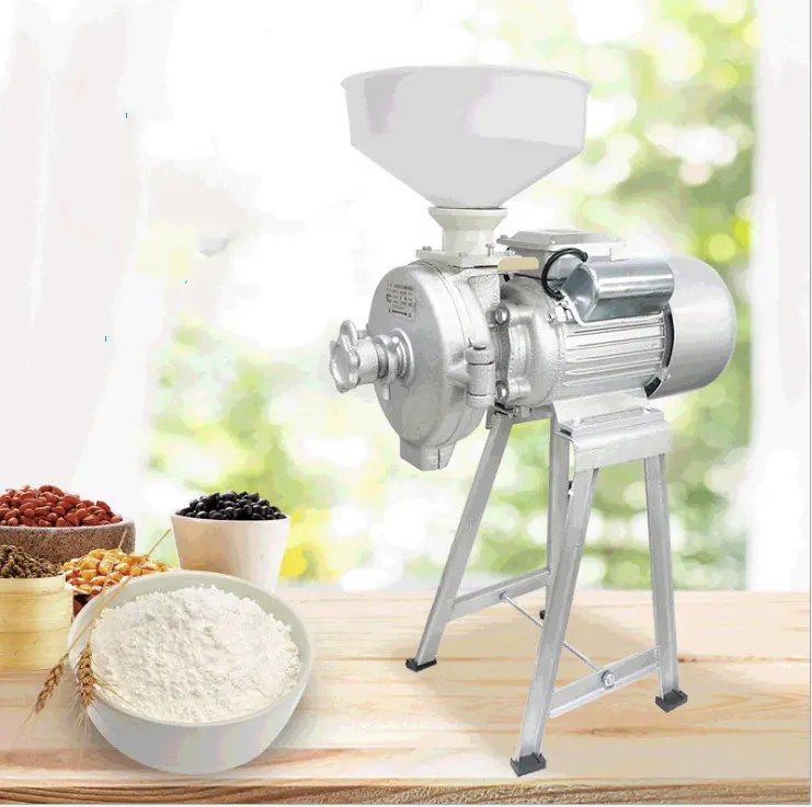 Wet And Dry Small Home Use Grains Grinder Grain Milling Machine/Grain Mill Grinder 1.5KW